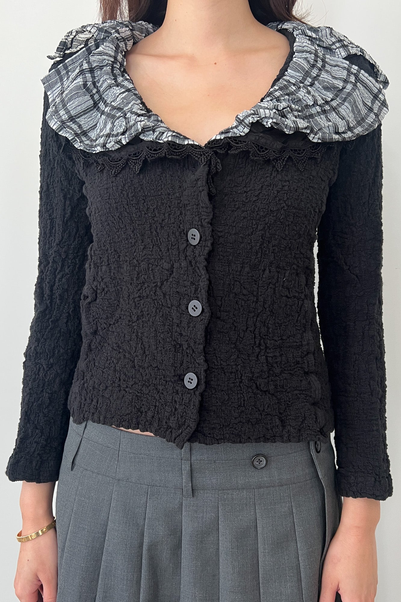 issey miyake | cauliflower cardigan