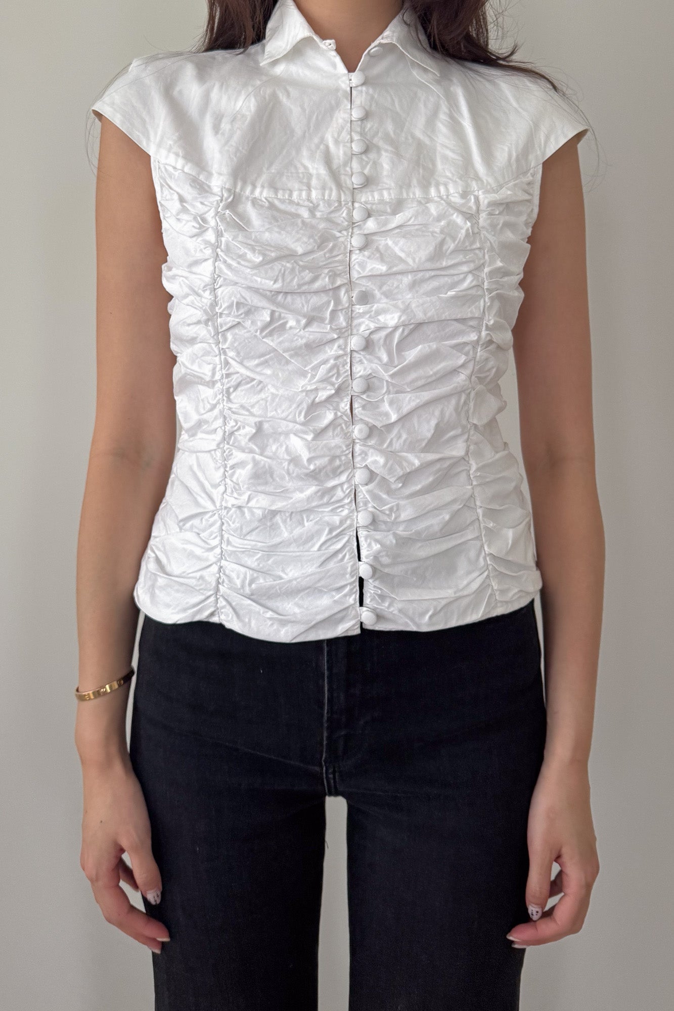 anne fontaine | ruffle shirt