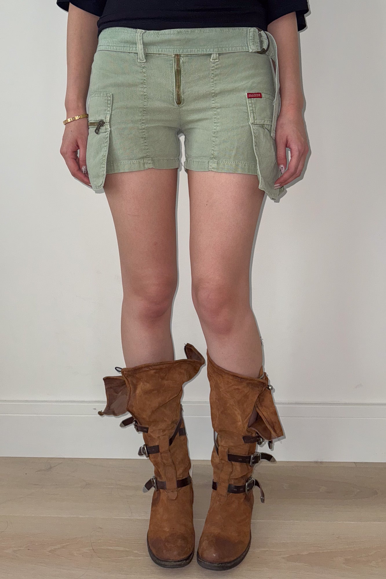 guess | mini shorts with belt