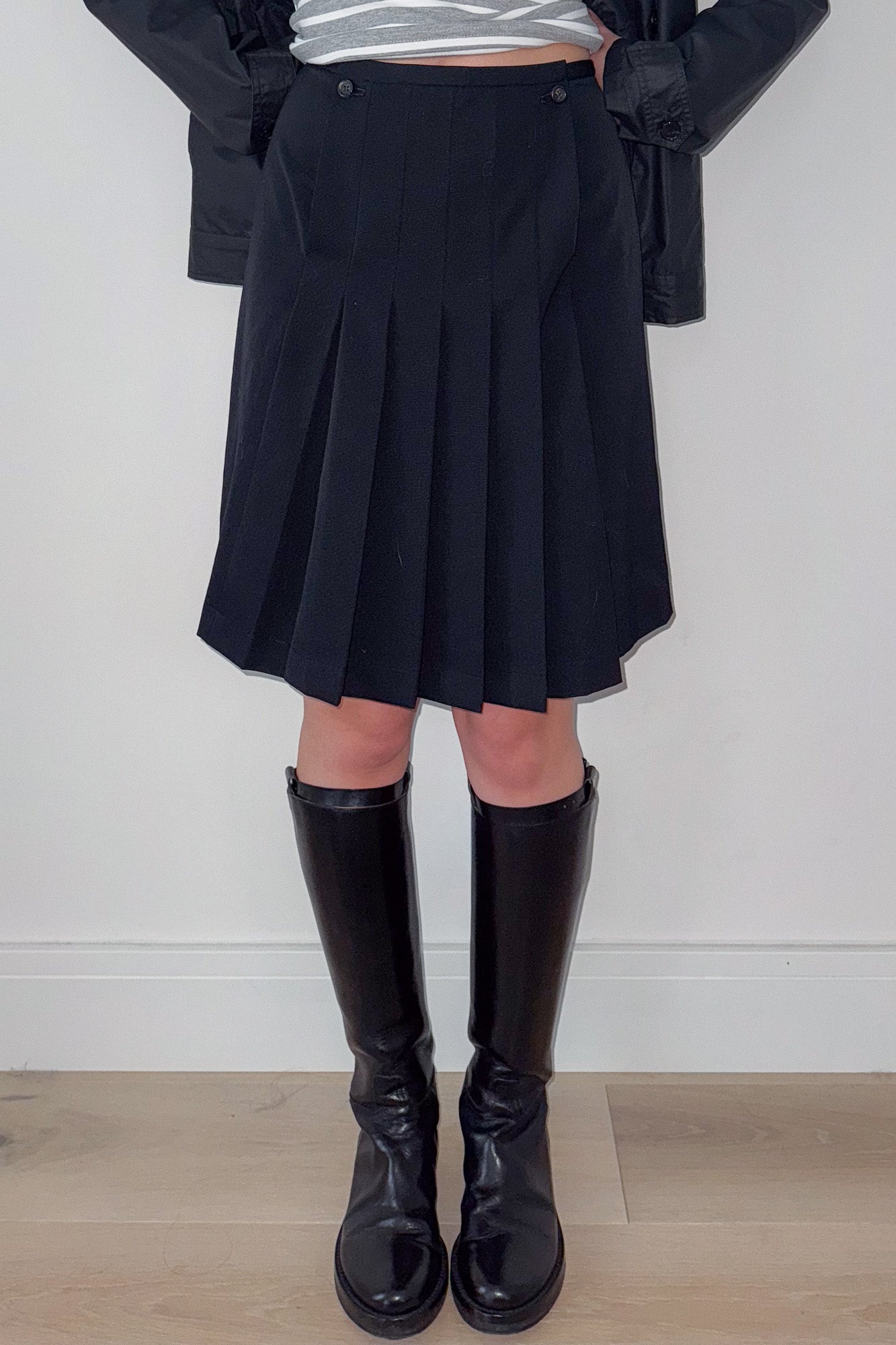 comme des garçons | pleated skirt