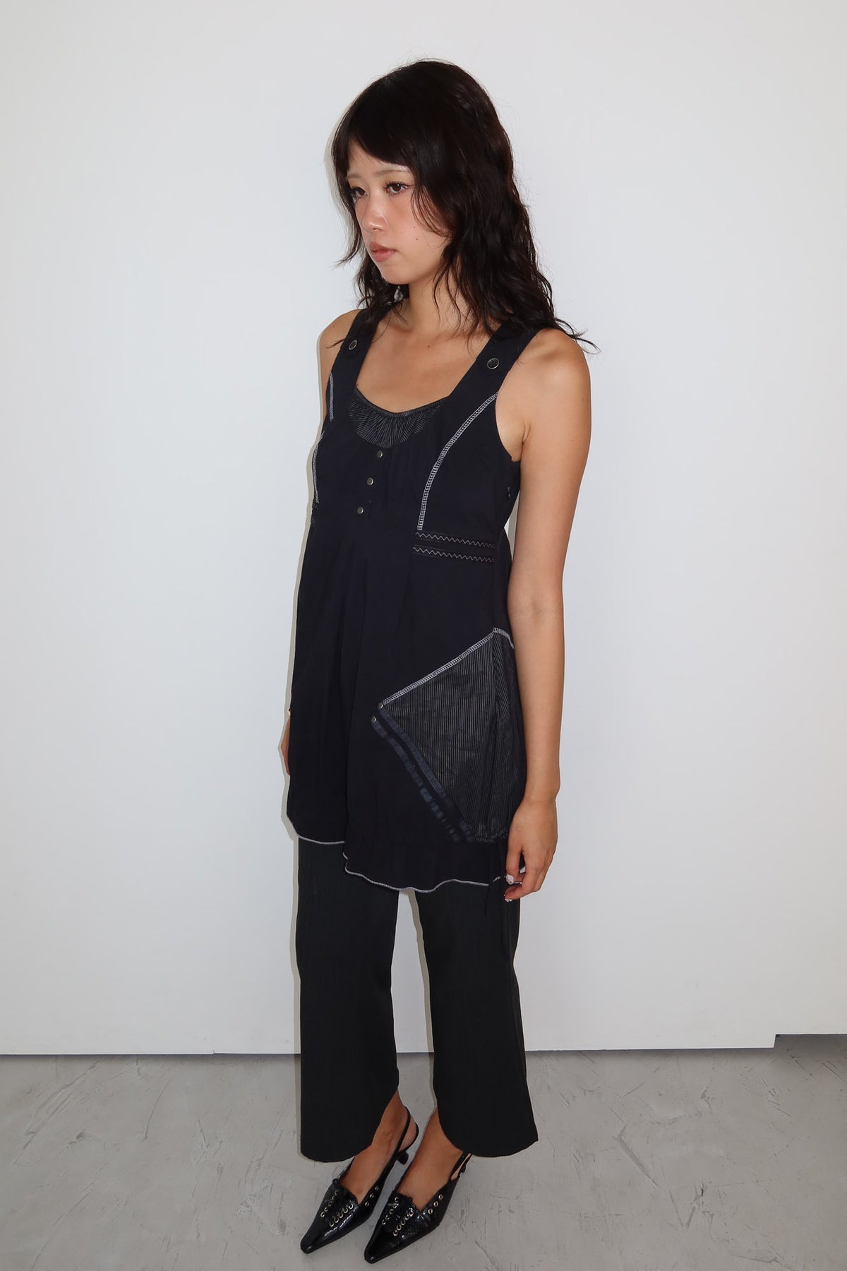 french brand | layered dress