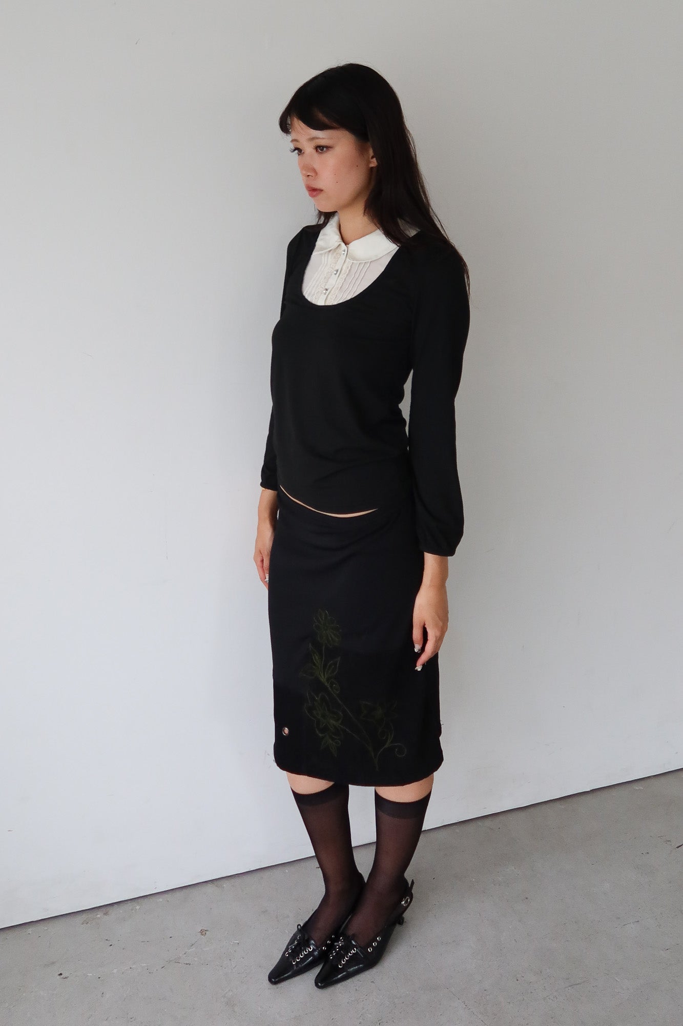 layered blouse top