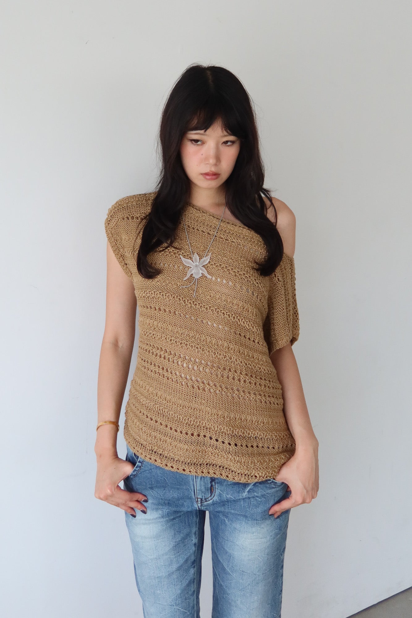 ralph lauren | off-shoulder knit