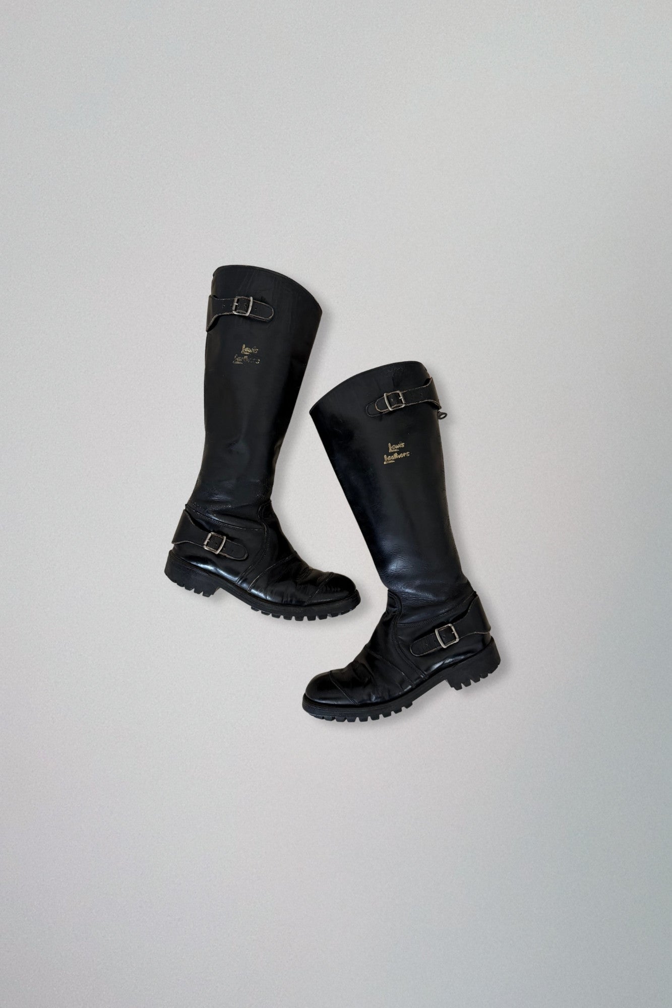 lewis leathers | leather buckle motorcycle boots