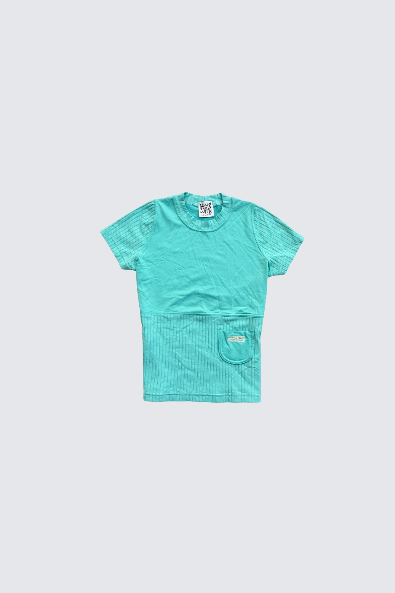 cop copine | turquoise top