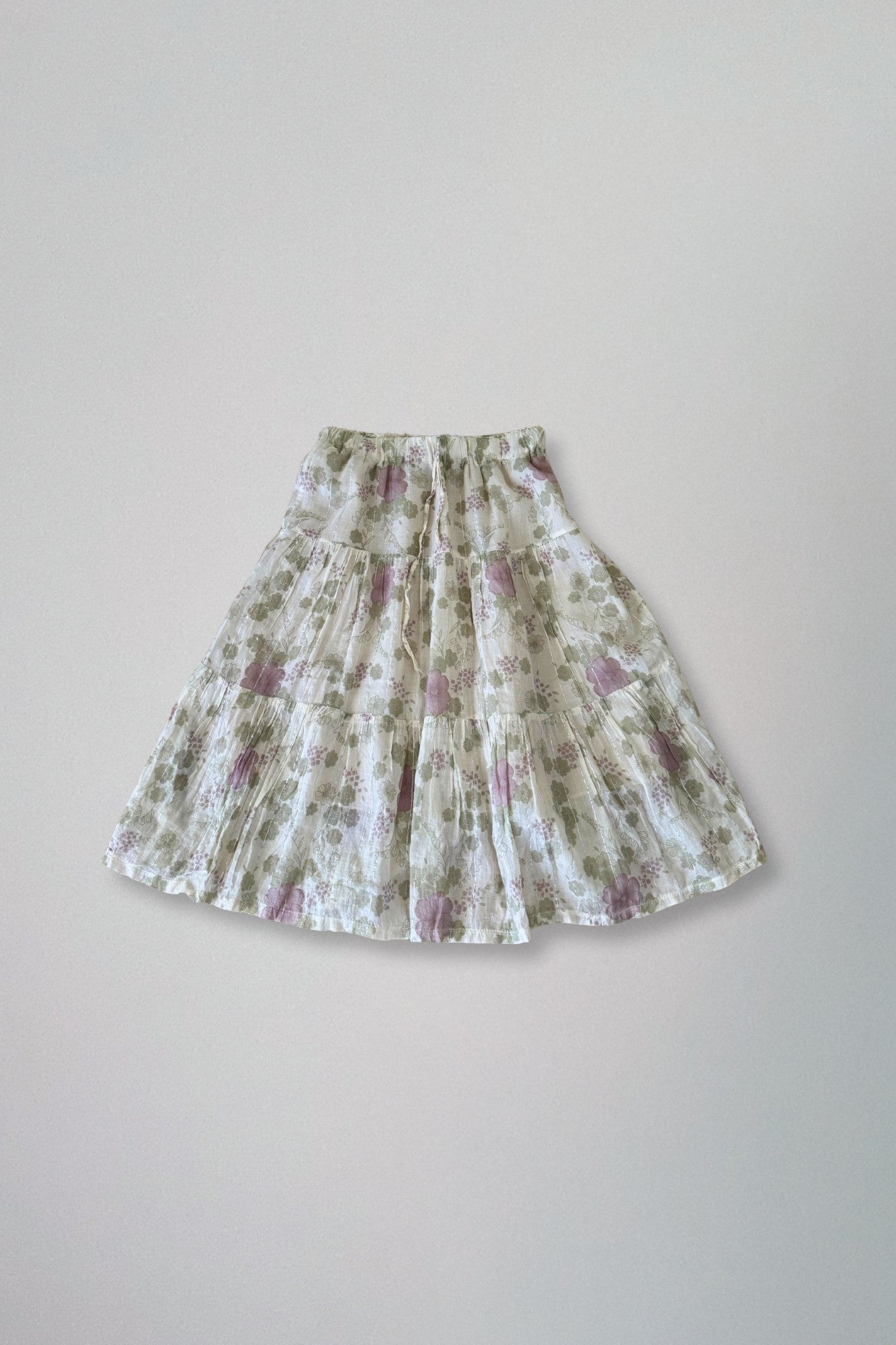 floral midi skirt
