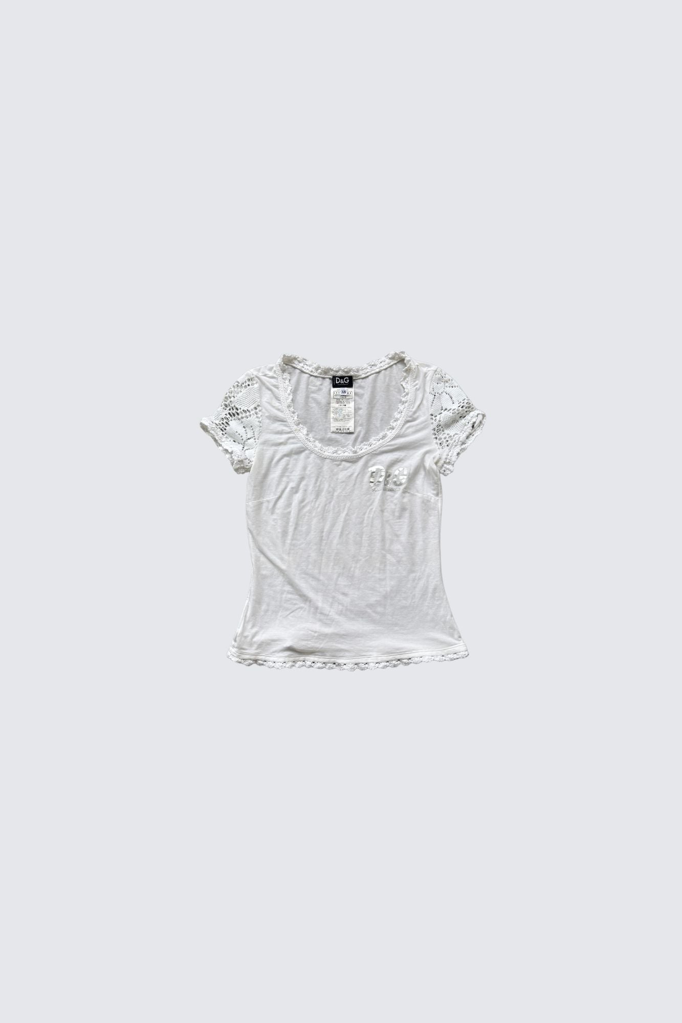 D&G | lace trim top