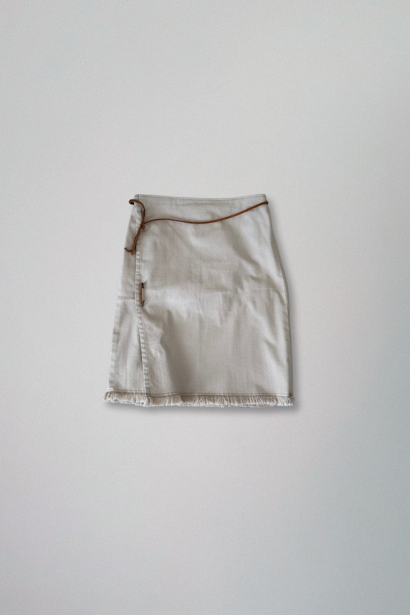 burberry blue label | tan skirt