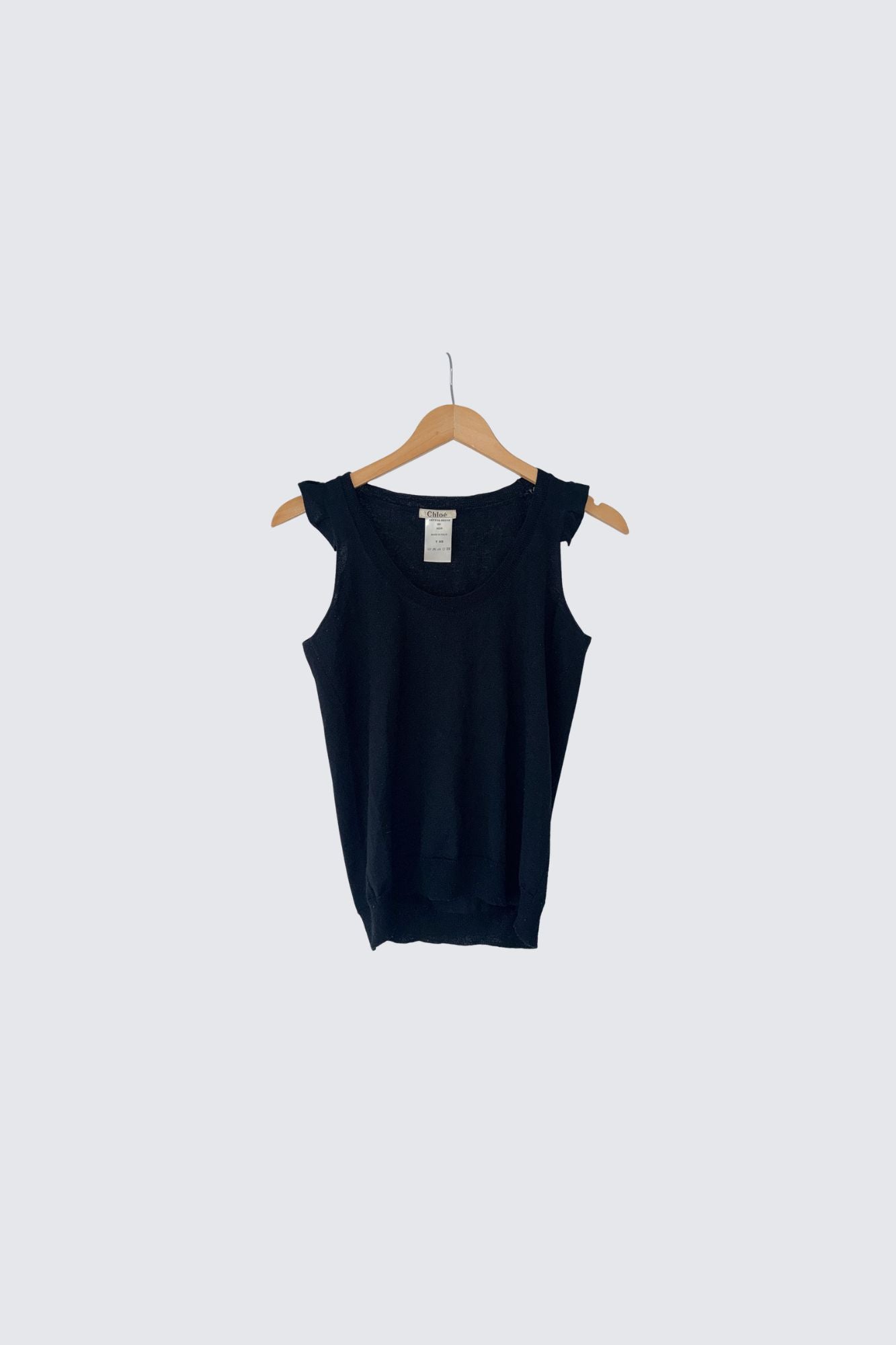chloé | wool ruffle top