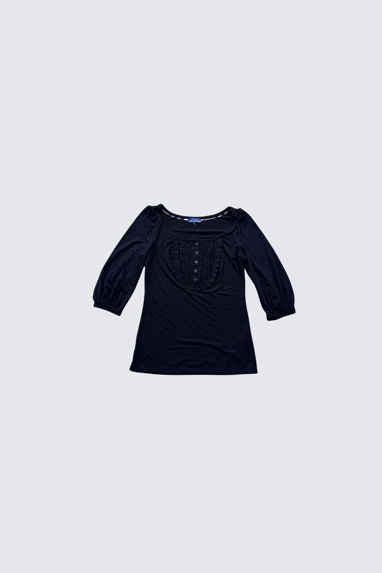 burberry blue label | 3/4 sleeve top