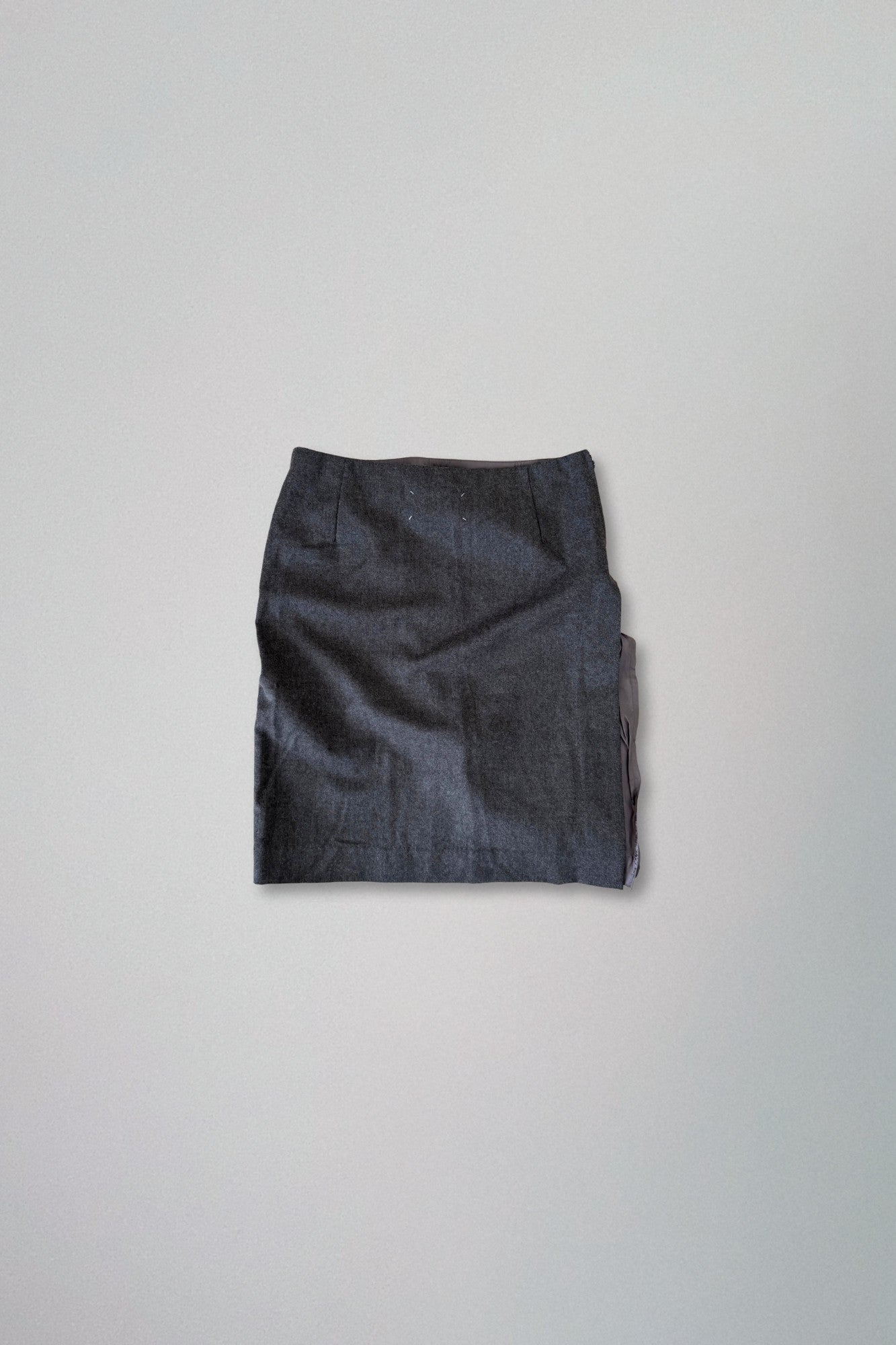 a/w 2001 maison martin margiela | wool skirt