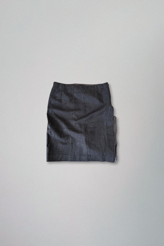 a/w 2001 maison martin margiela | wool skirt