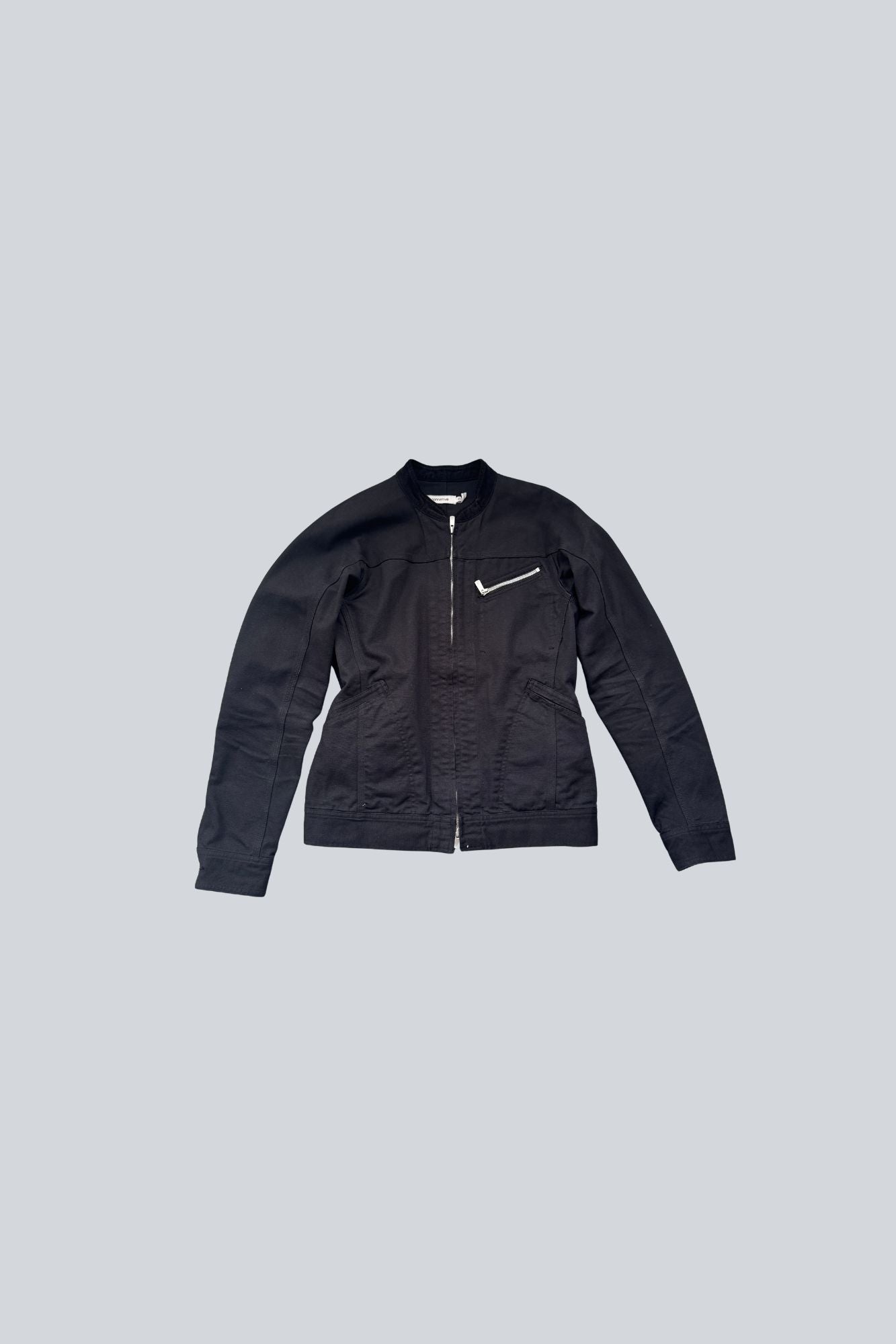 two way zip moto jacket