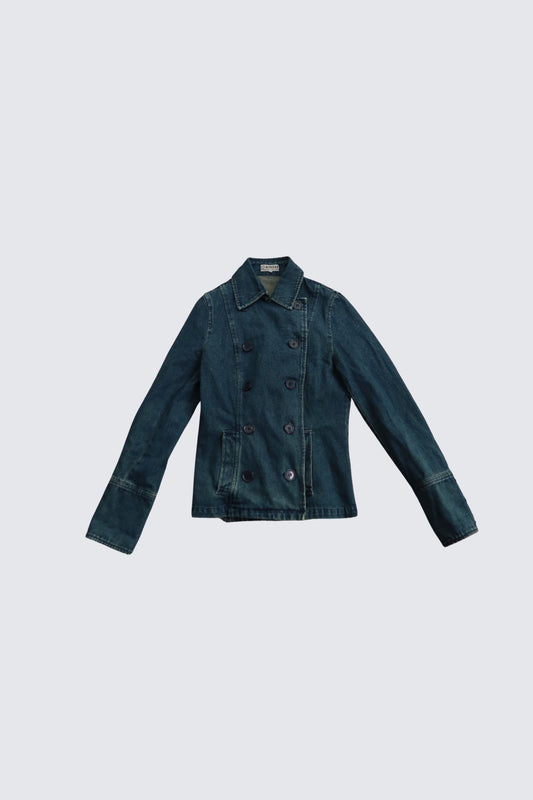 morgan de toi | denim military jacket