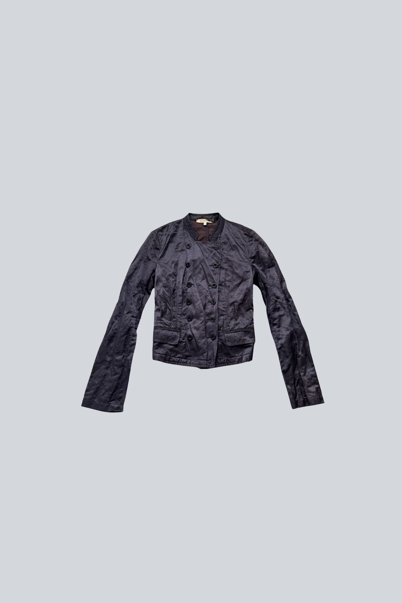 see by chloé | plum military jacket