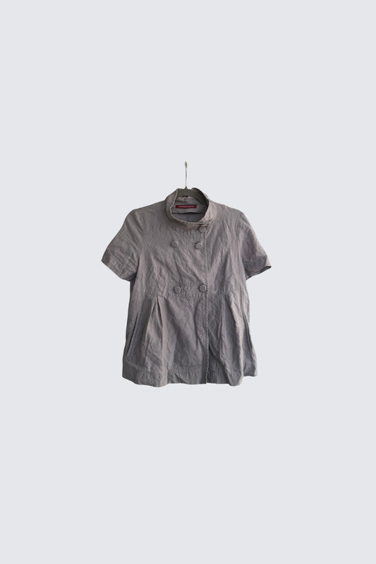 comptoir des cotonniers | grey peacoat