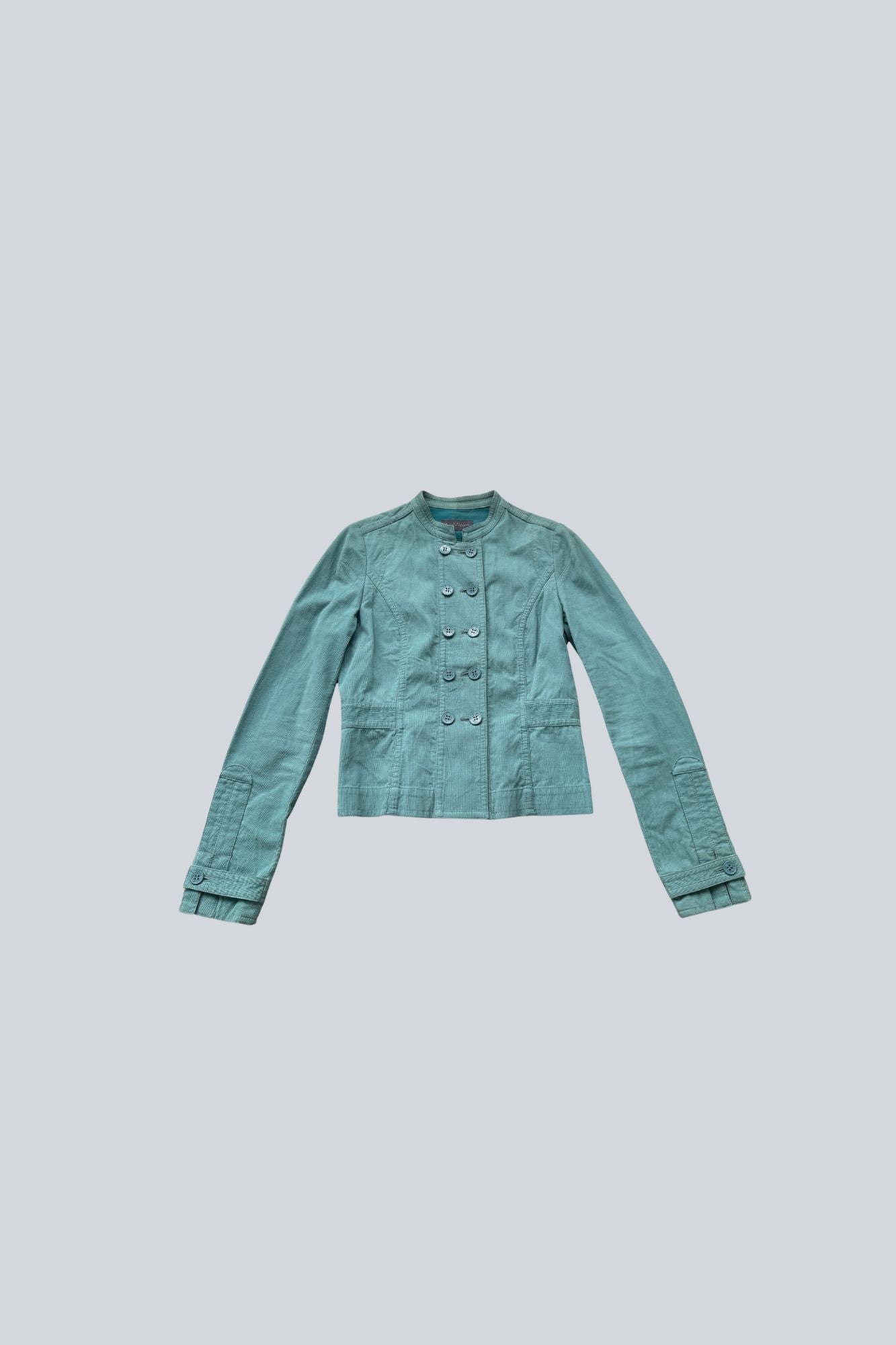 zadig & voltaire | turquoise military jacket