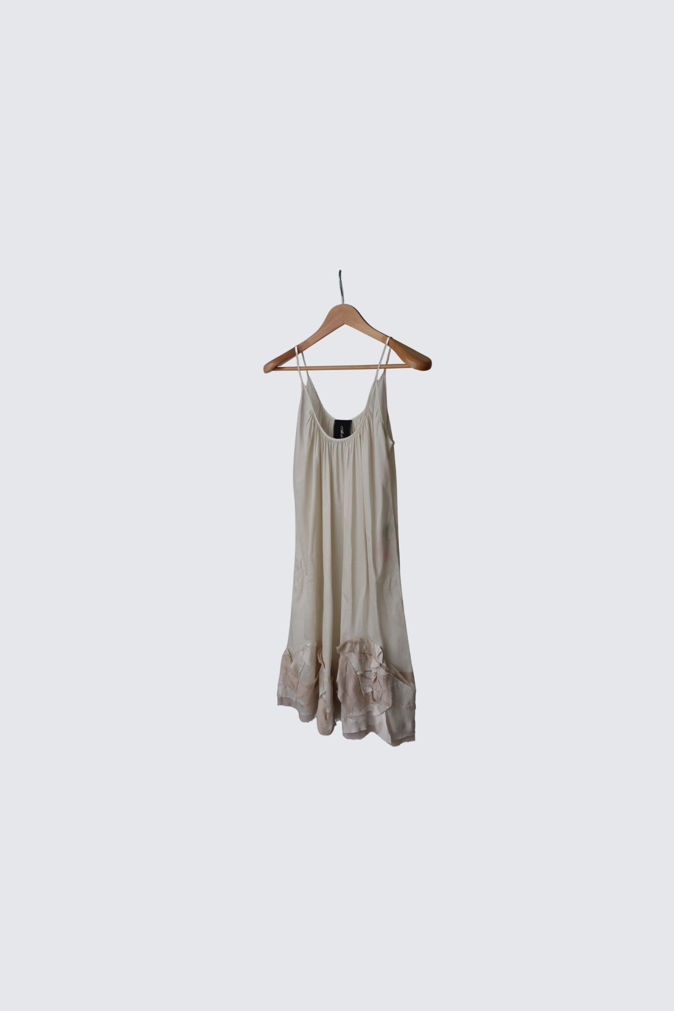 abahouse devinette | ruffle silk dress