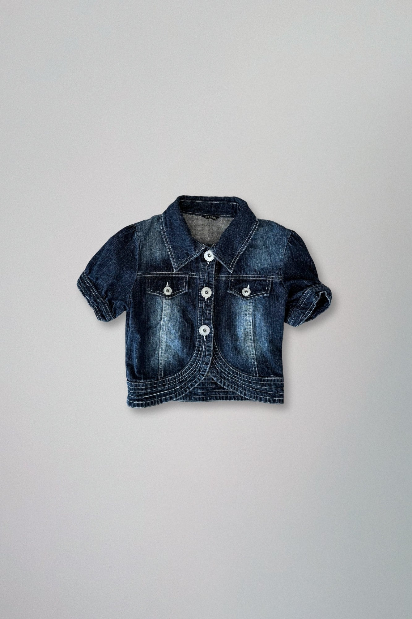 denim cropped jacket