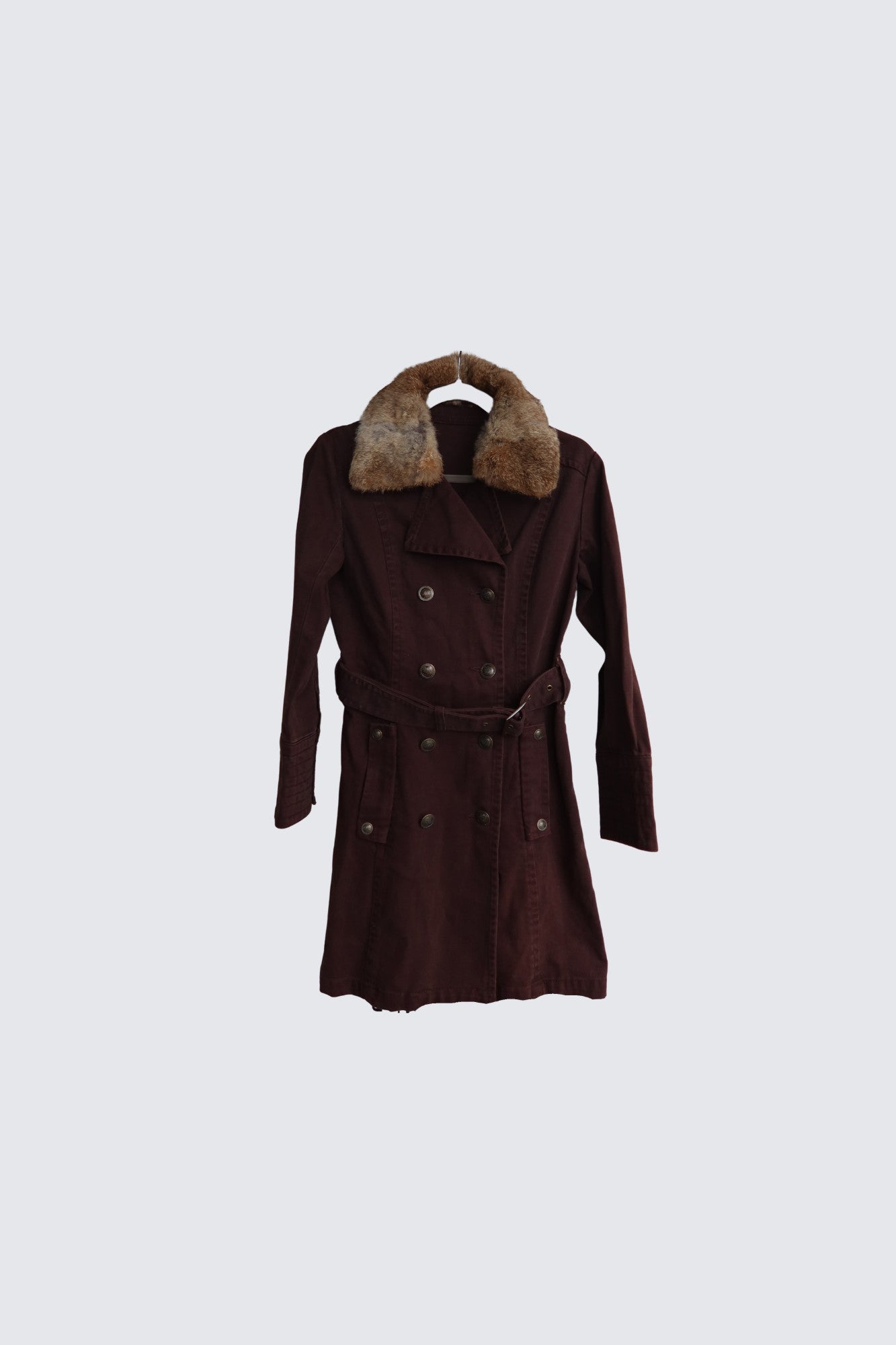 fur collar coat