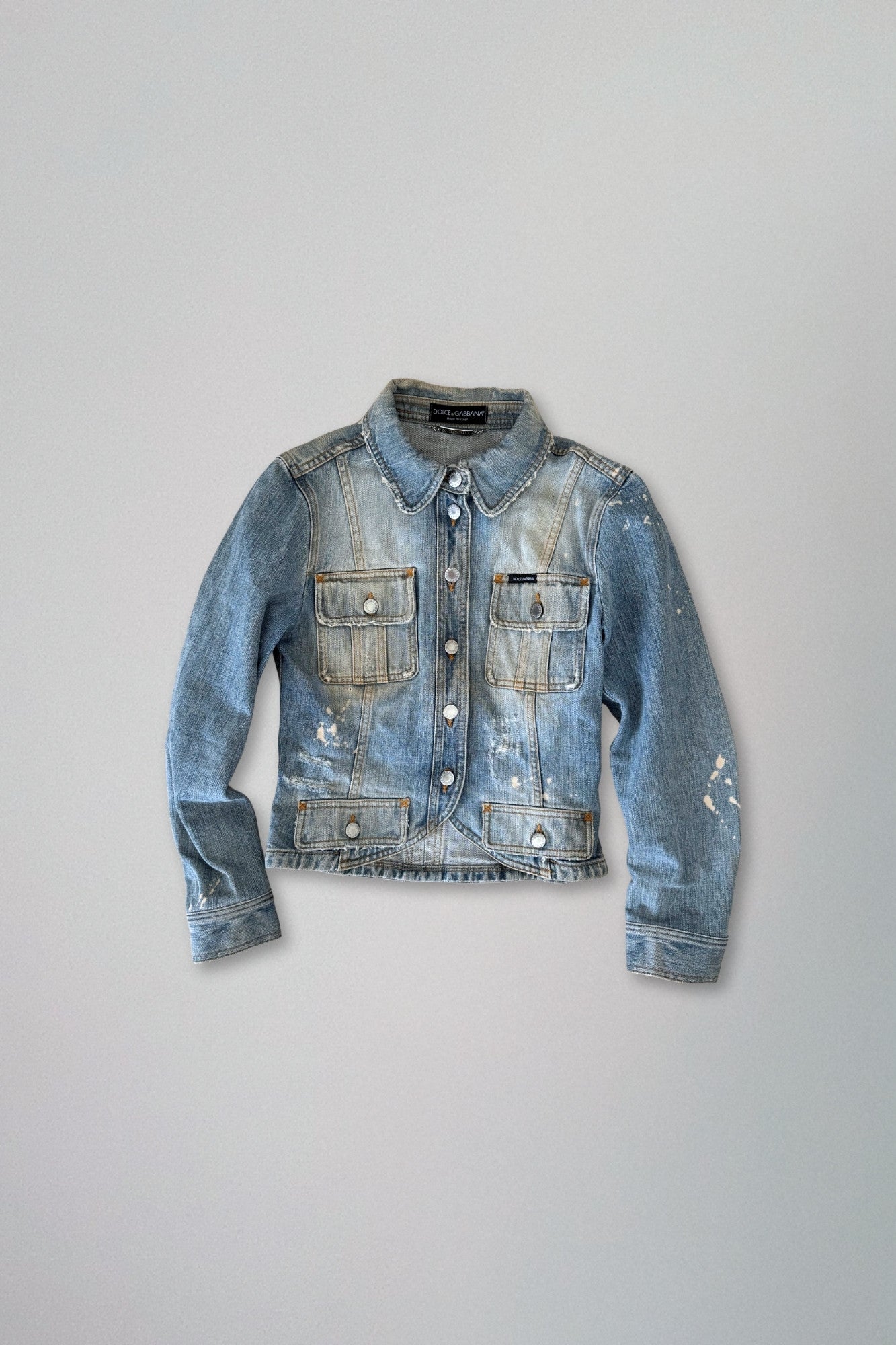 D&G | distressed denim jacket