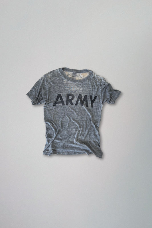 distressed US army tshirt