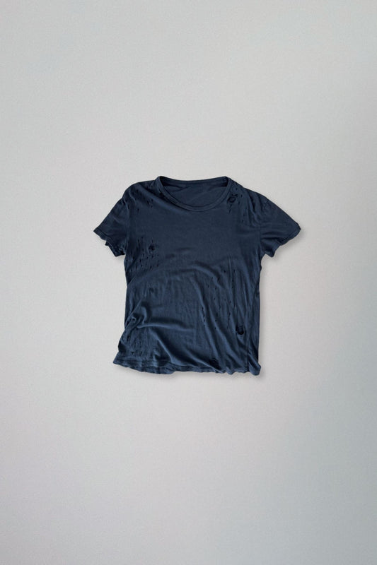 black distressed tshirt