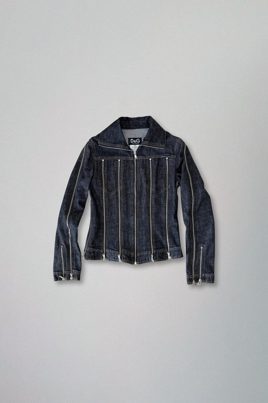 D&G | denim zip jacket