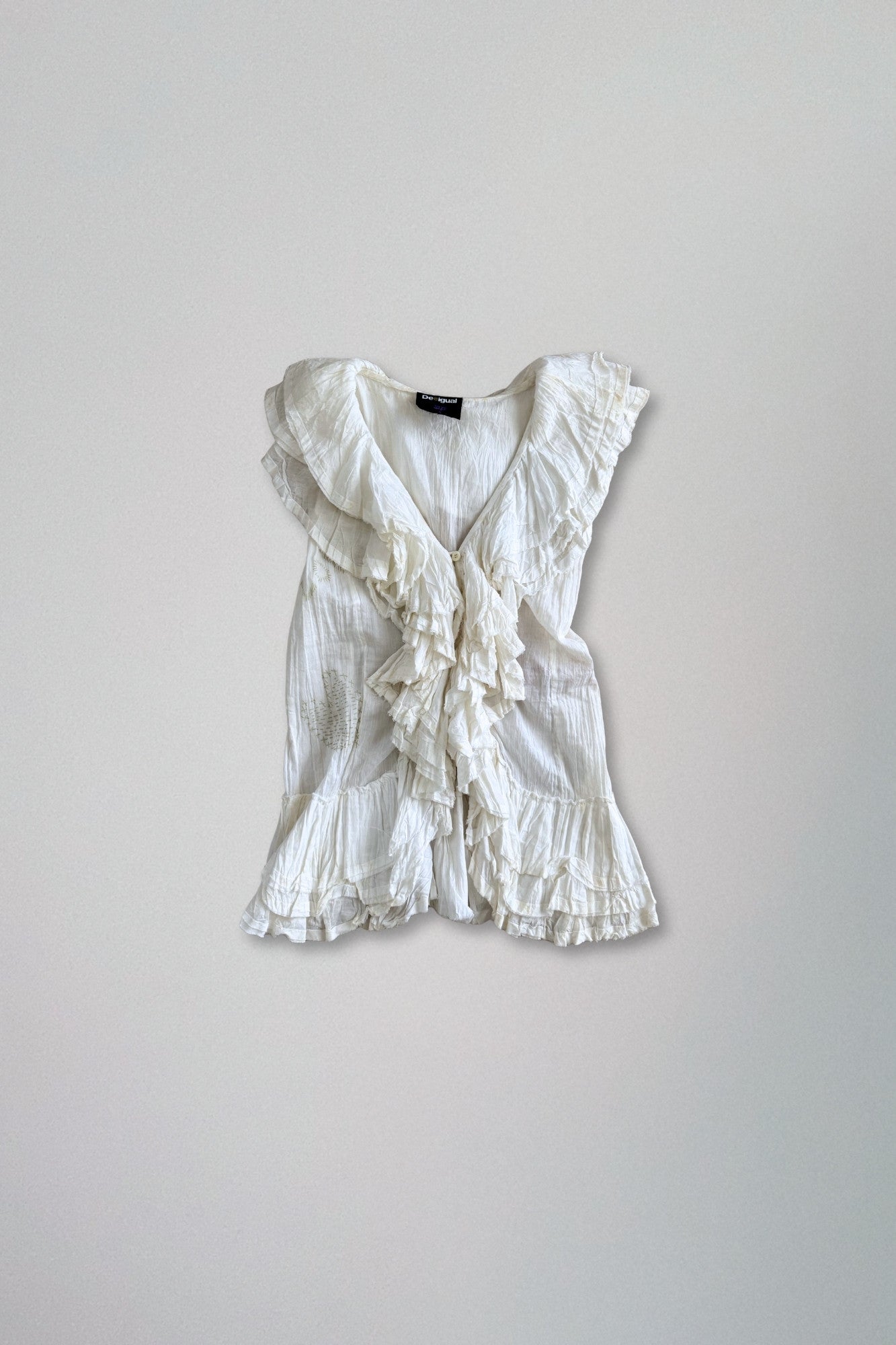 desigual | ruffle top