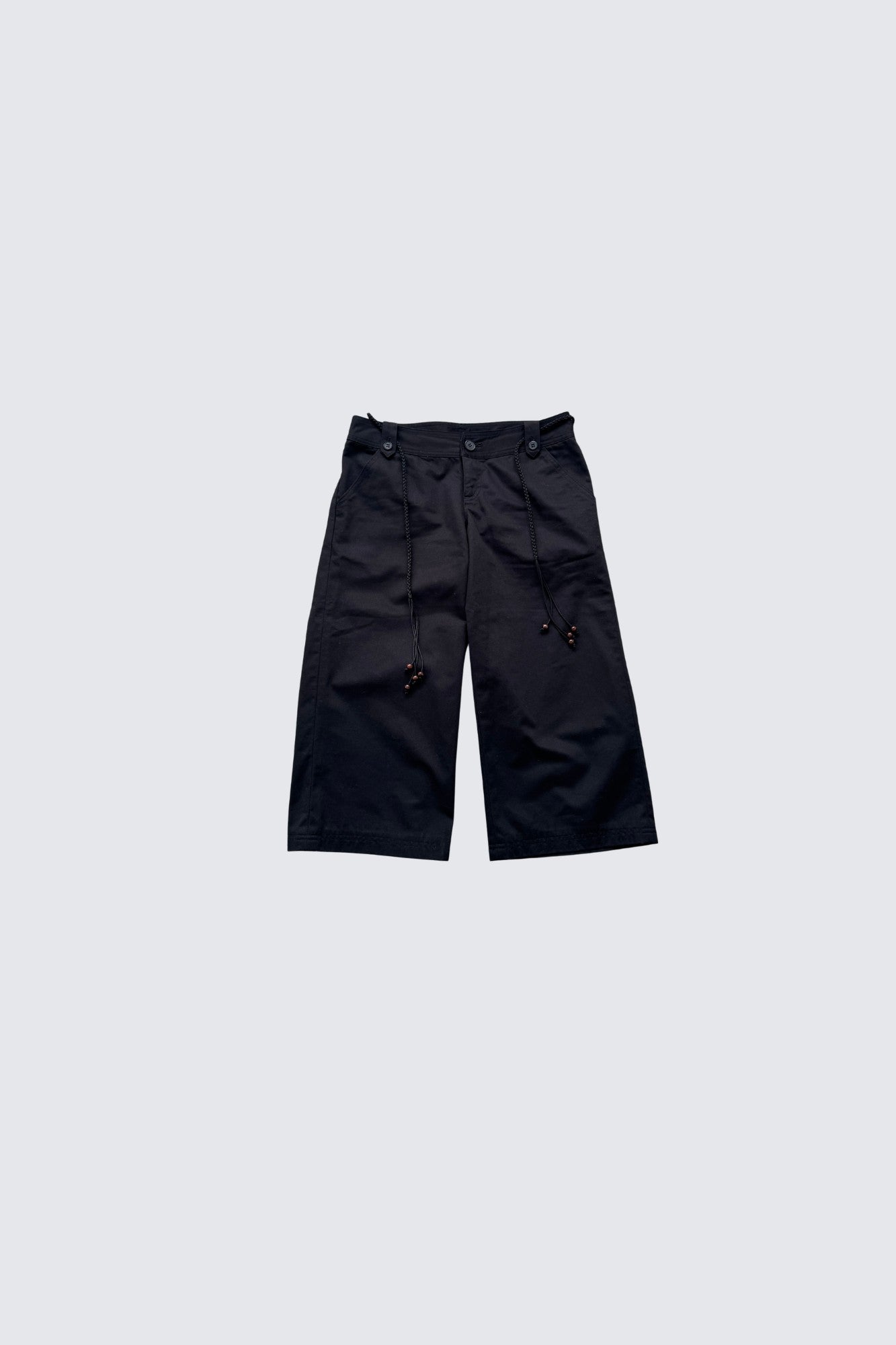 comme ca ism | capris with beaded belt