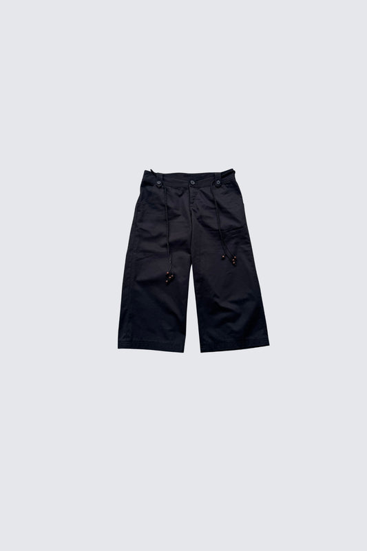 comme ca ism | capris with beaded belt