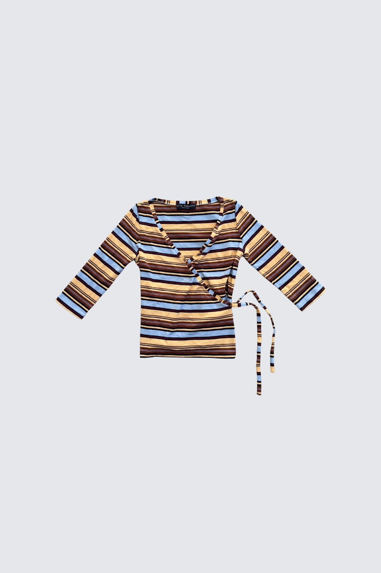 keita maruyama | multicolour wrap top