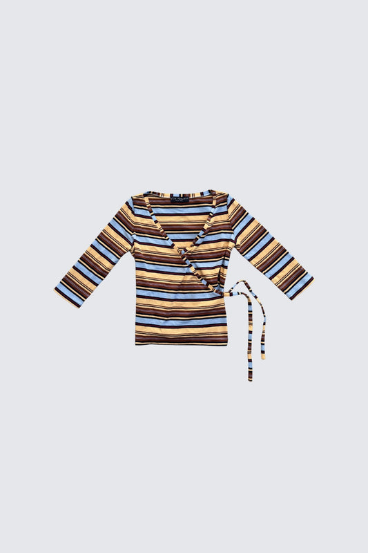 keita maruyama | multicolour wrap top