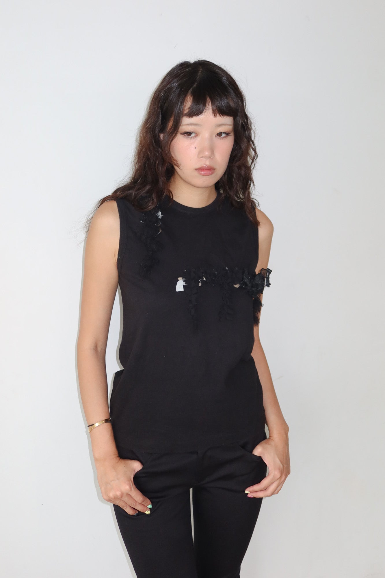 comme des garçons | ruffle top