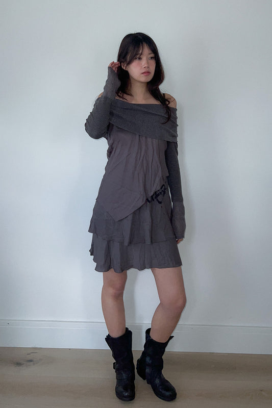 cop copine | two piece off-shoulder dress