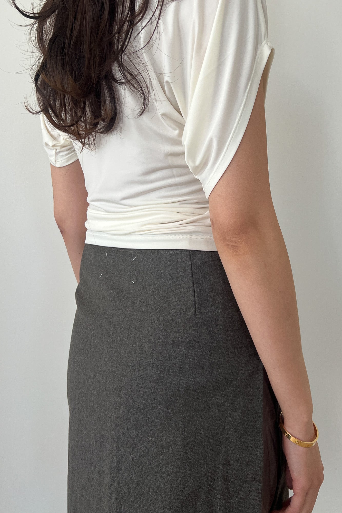 a/w 2001 maison martin margiela | wool skirt