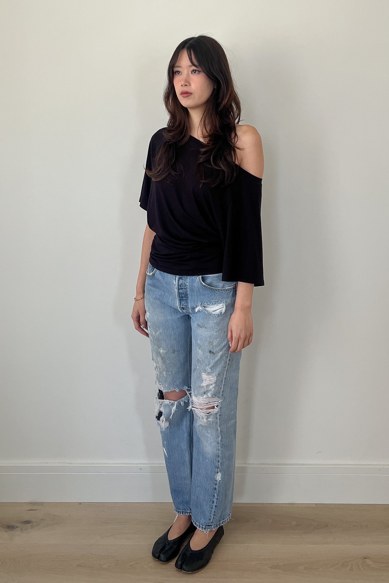 levi's | distressed jeans