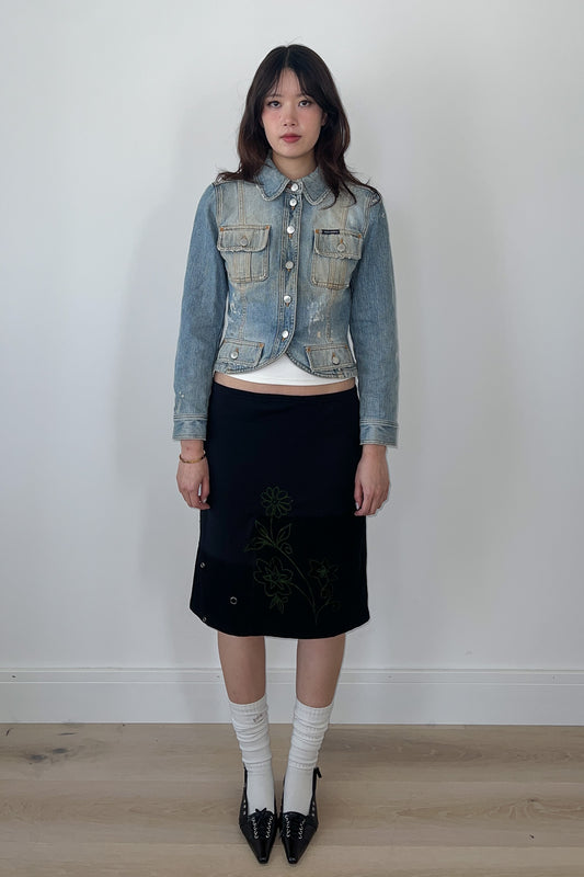 D&G | distressed denim jacket