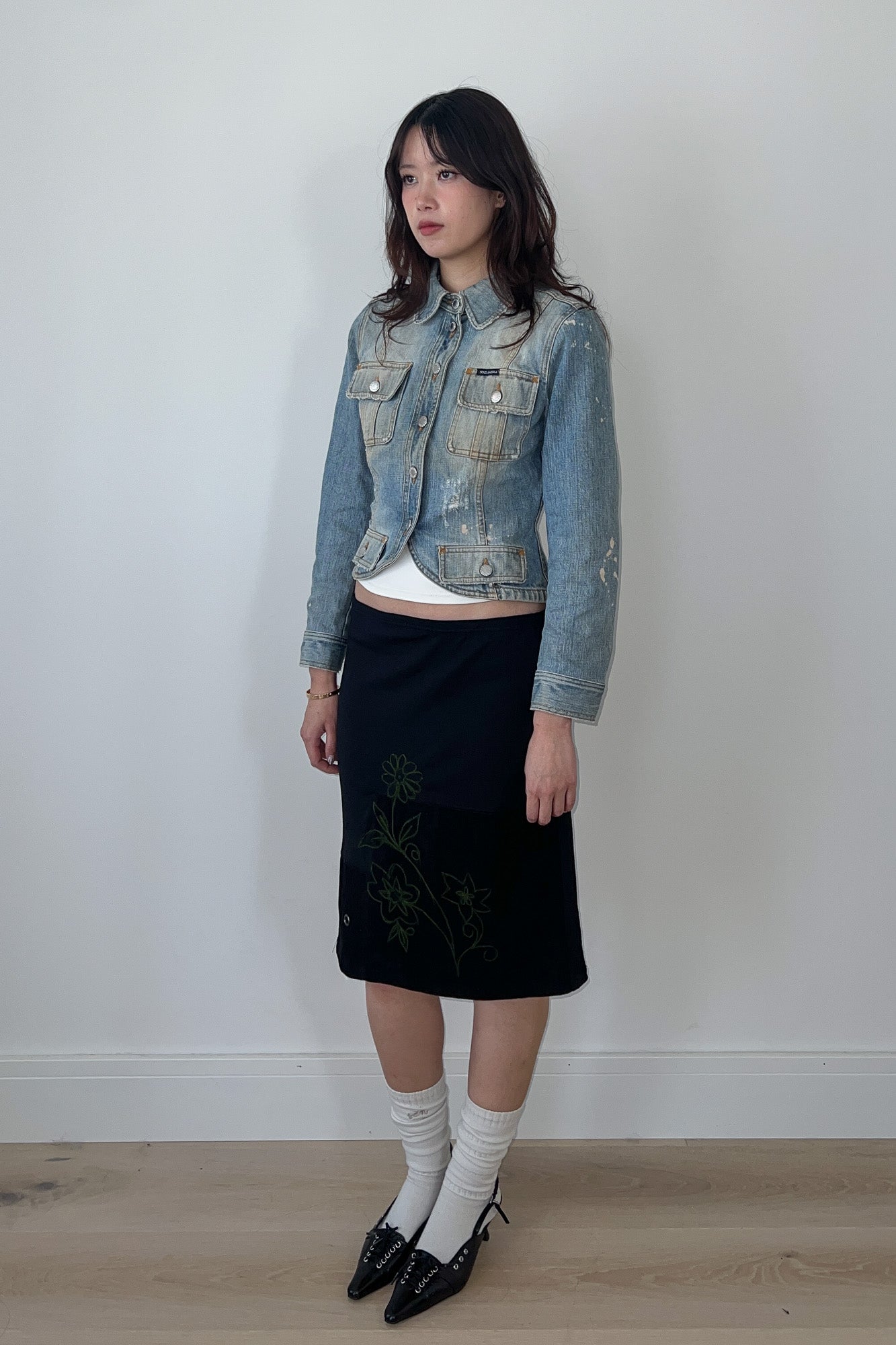 D&G | distressed denim jacket