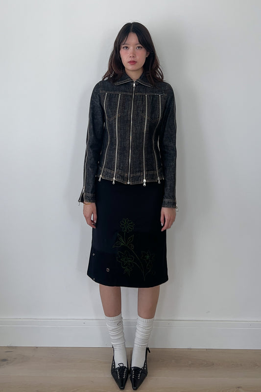 D&G | denim zip jacket