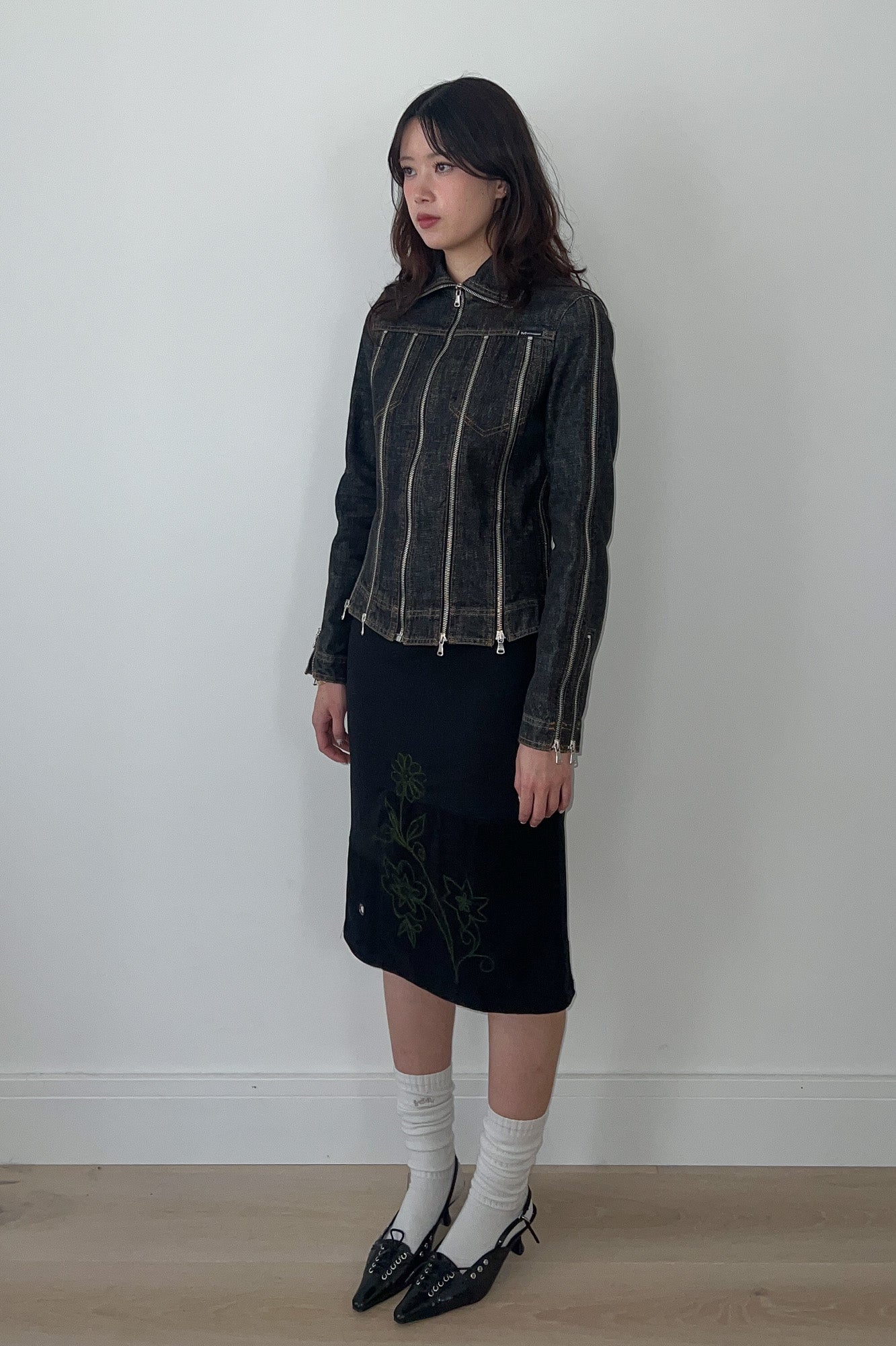 D&G | denim zip jacket