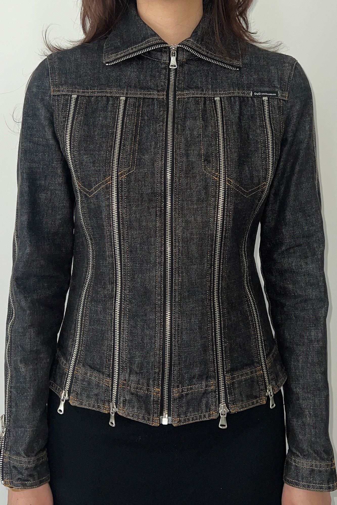 D&G | denim zip jacket