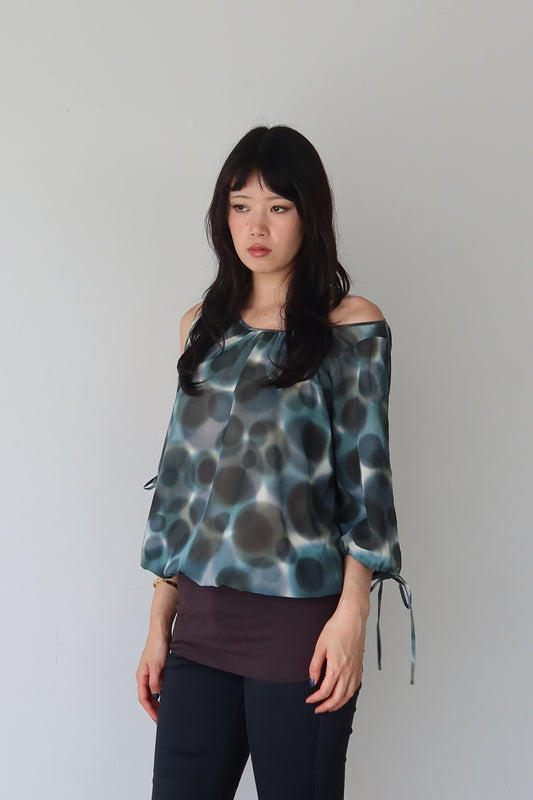 5351 pour les femmes | off-shoulder bubble top