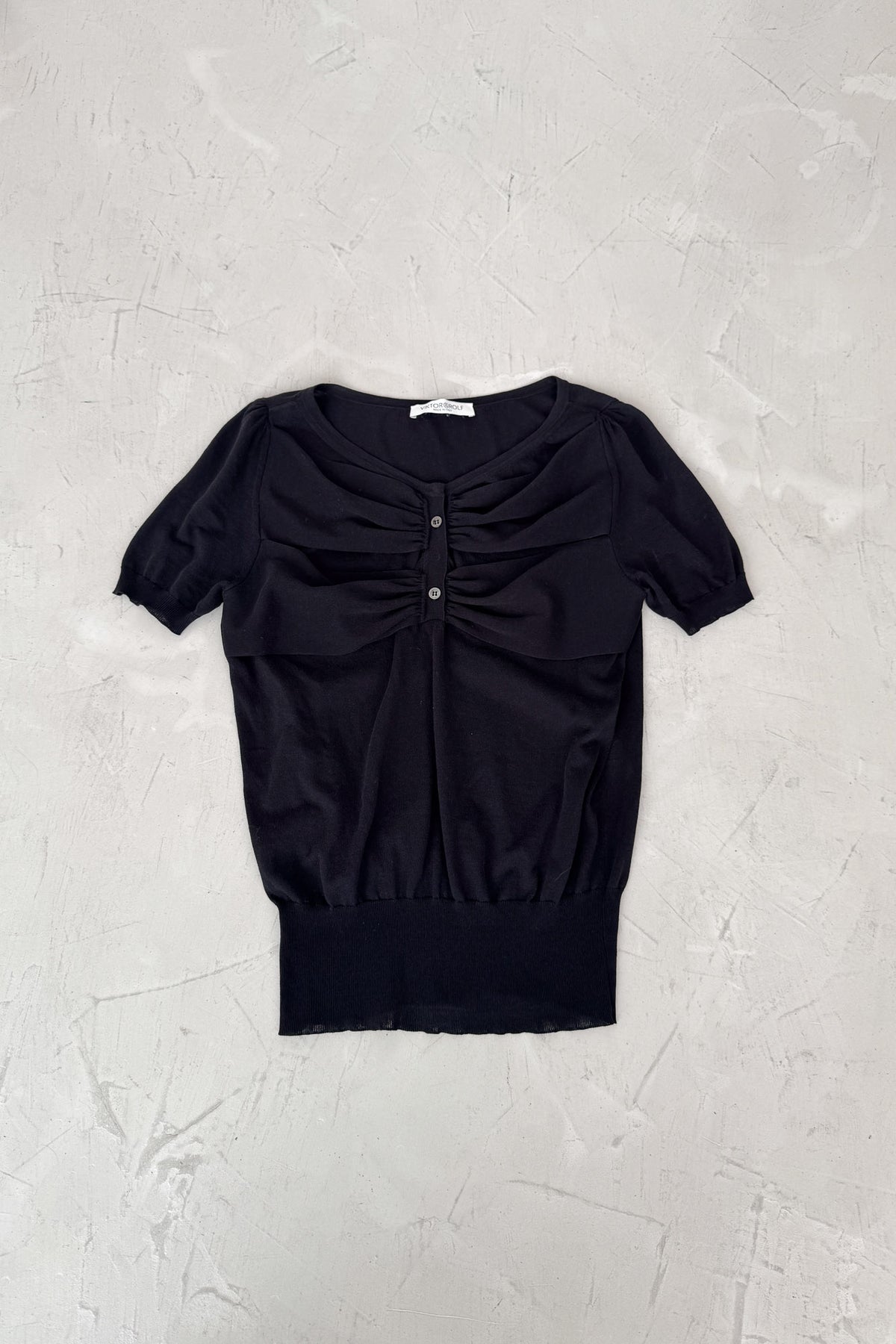 viktor & rolf | ruched button up
