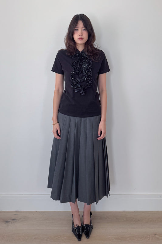 diesel | ruffle polo top