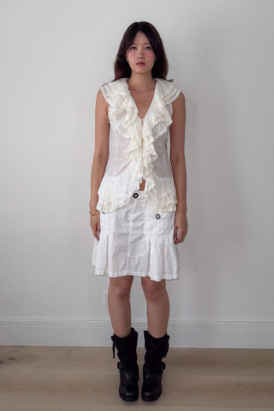 desigual | ruffle top