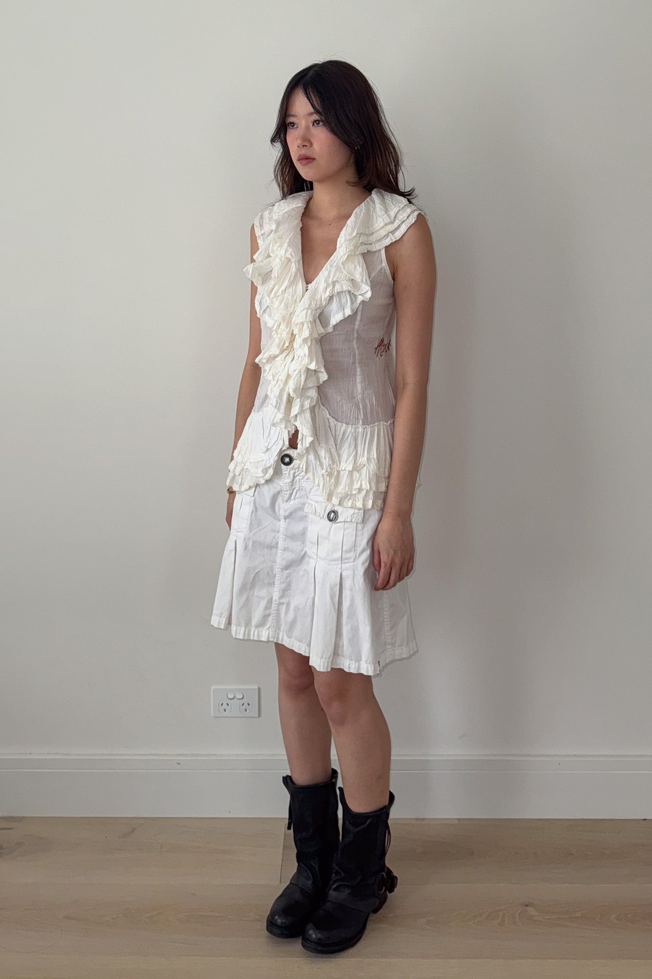 desigual | ruffle top