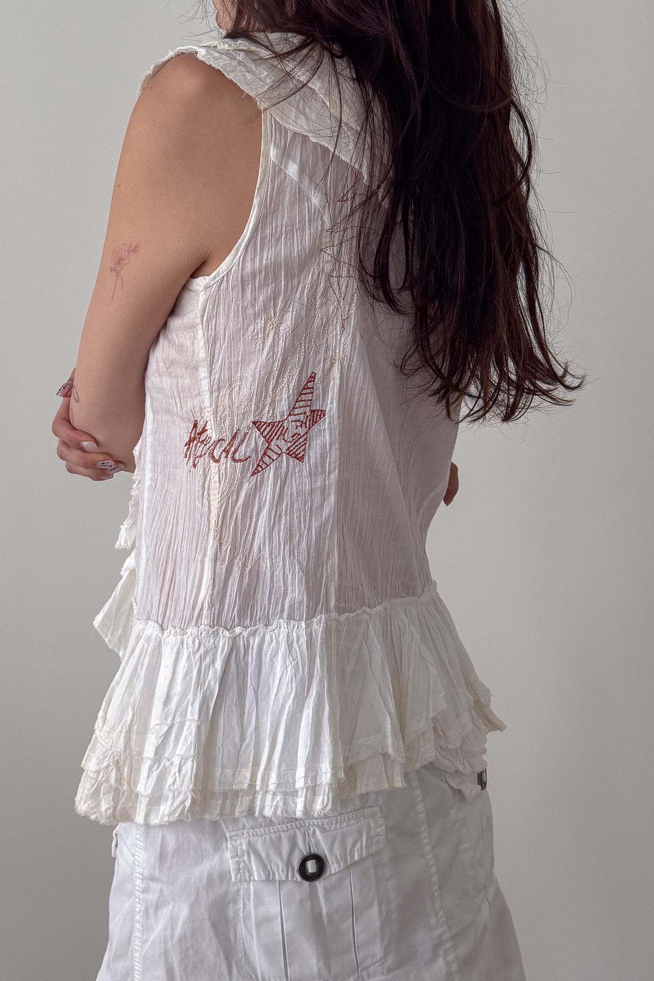 desigual | ruffle top