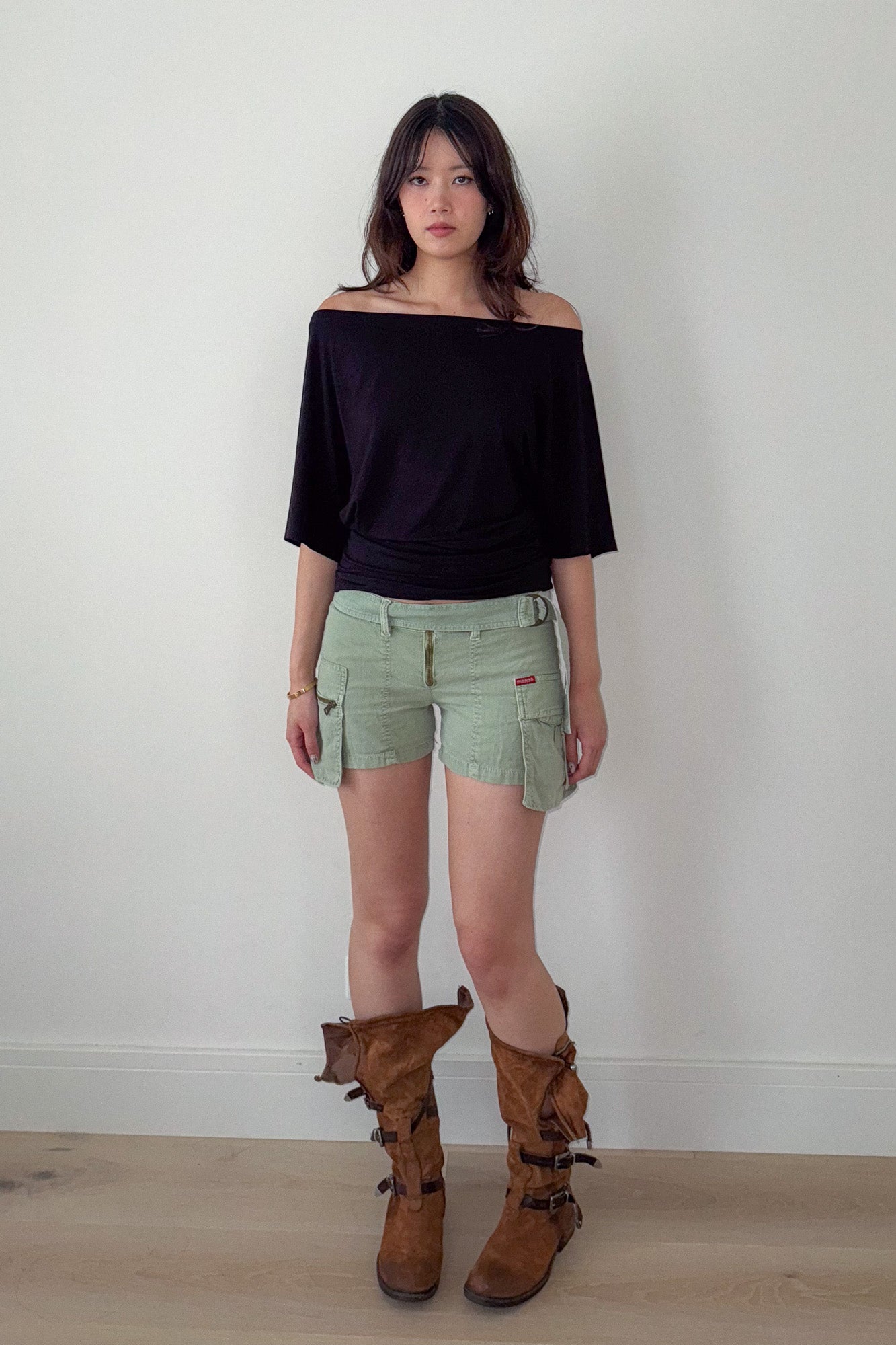 guess | mini shorts with belt