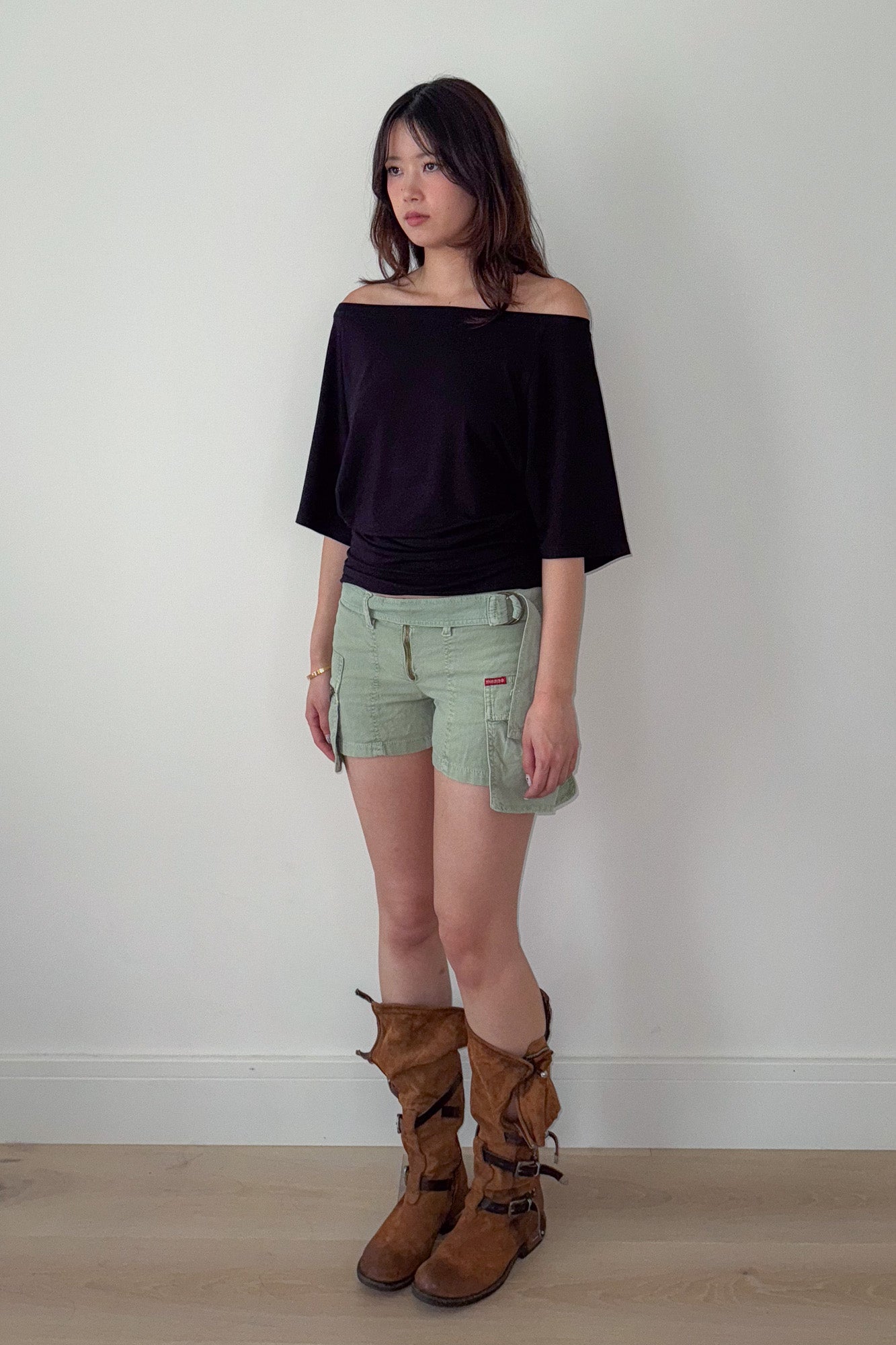 guess | mini shorts with belt